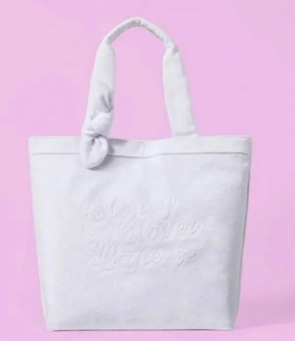Stoney Clover Lane target white terry cloth beach tote bag brand new with tags - Image 10