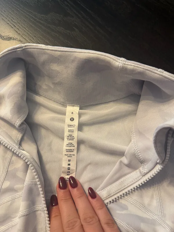 Lululemon Define Jacket Camo White Luxtreme Incognito Jacquard Alpine Starlight - Image 7
