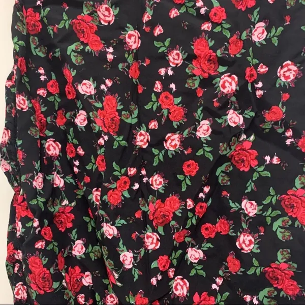 NWOT FOR LOVE & LEMONS Molly Skirt Floral Rose Ruched - Image 14