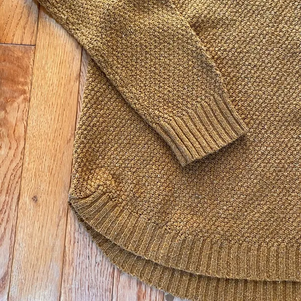 Carmel brown knit sweater Size M - Image 4
