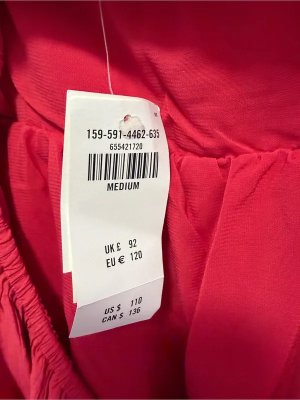 Abercrombie & Fitch Crinkle Textured Maxi Dress Size Medium - Image 6