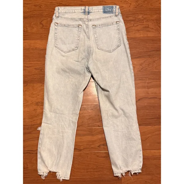 Abercrombie & Fitch Curve Love Ankle Straight Ultra High Rise Jeans 29 8S - Image 6