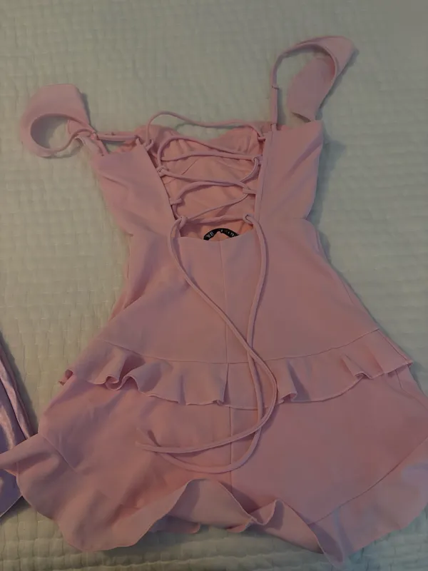 Lucy in the Sky Pink Dress - Image 3