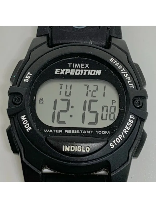 Timex Expedition Women T49661 sports digital watch 34mm black tone running - Image 3