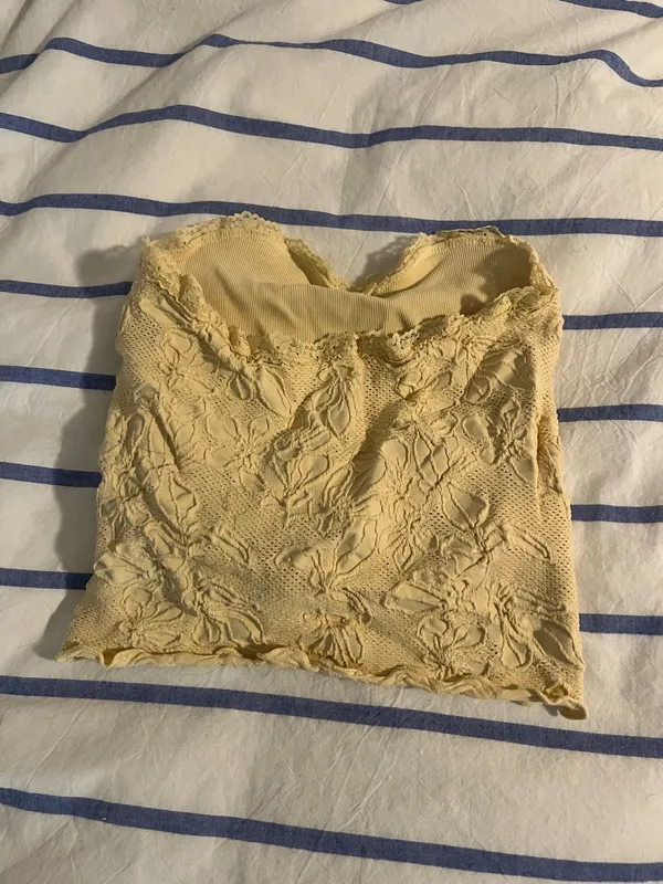 Tilly’s strapless top yellow  - Image 4