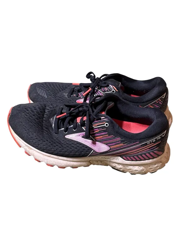 Brooks Adrenaline GTS 19 Black & Purple Women's 9.5 Running Shoes - Image 3