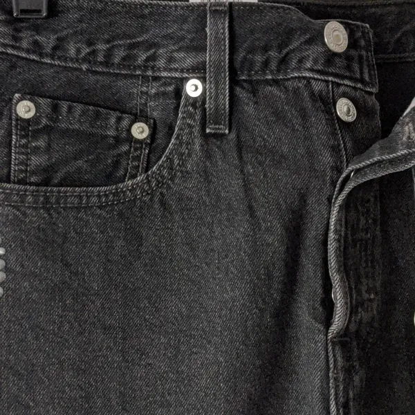 {Levi's} High Rise Deconstructed Button Fly Skirt - Image 7