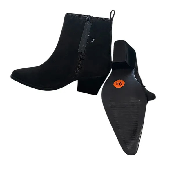 Nwt House Of Harlow Dark Brown Suede/Leather Ankle Boots - Image 6