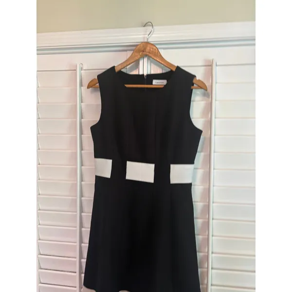 Calvin Klein‎ Black And Dress Size 6 - Image 3