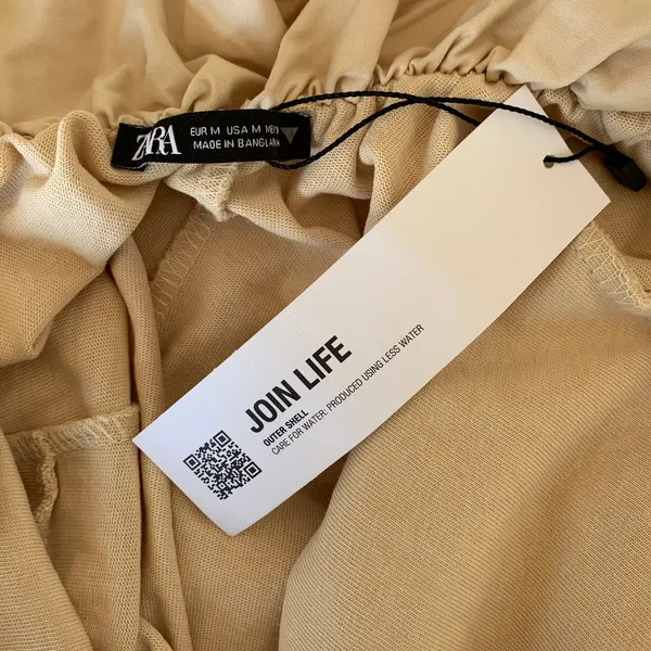 NWT‎ Zara Beige Halter Jumpsuit Blogger Favorite - Image 9