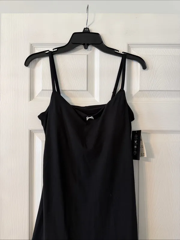 GILY HICKS Black Active Dress with Thin Straps adjustable brand new size L - Image 2