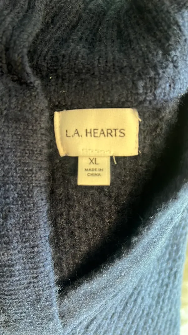 LA Hearts Sweater Cropped Knit - Image 3