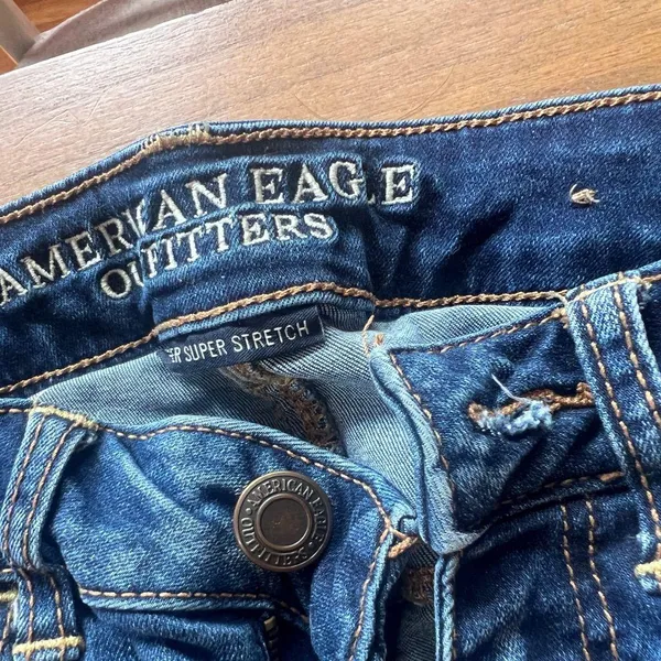 American Eagle High Rise Jeggings Size 4 - Image 3
