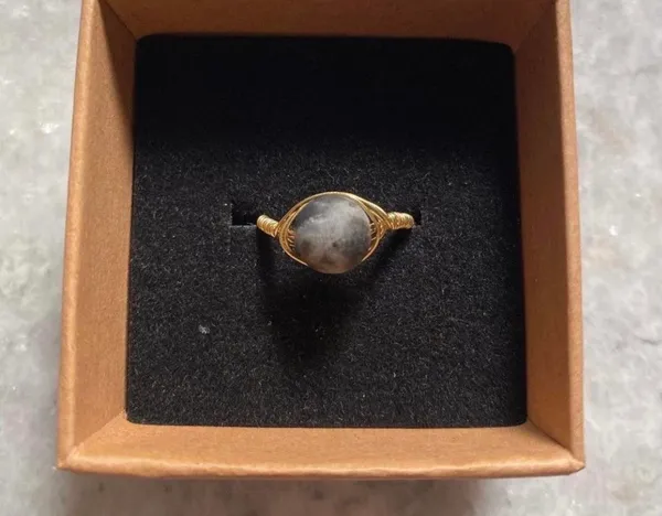Handmade Ring Gray - Image 2