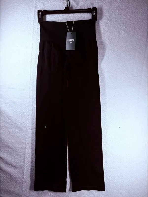 Pants S Black Halara High Waisted Wide Leg Yoga Pants NWT - Image 2
