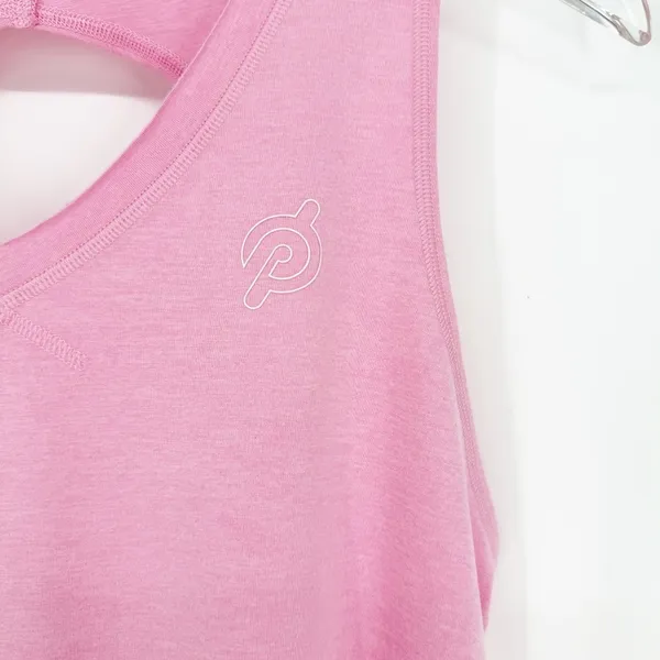 Peloton Open Back Workout Tank‎ Top Women's Size L Pink Athleisure - Image 5