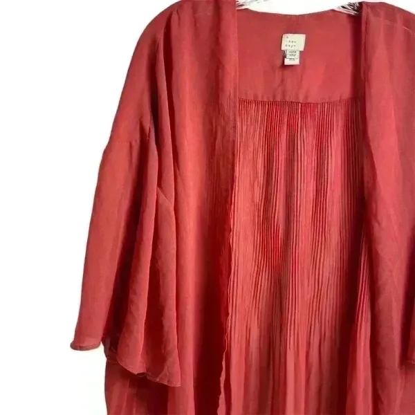 A New Day Women's Dusty Pink open cardigan Kimono‎ Topper OSFM - Image 5