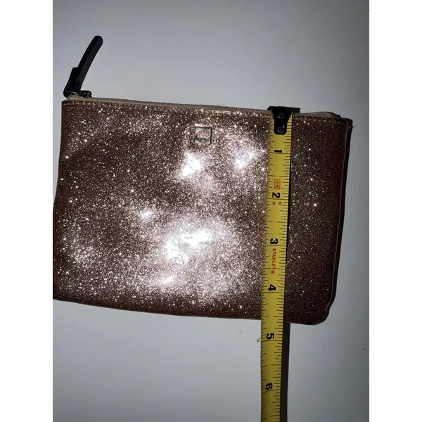 Kate Spade‎ Rose Gold Mavis Street Bethann Sparkle Wristlet Z - Image 6