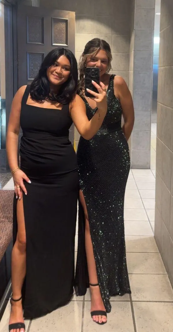 Lulus Maxi Dress Black - Image 3