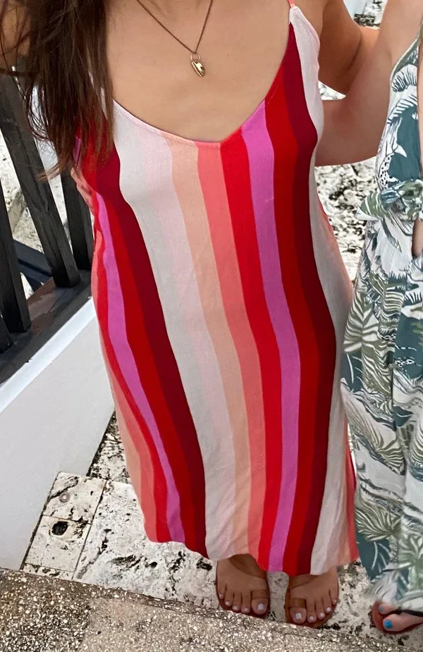 Billabong Striped Sundress - Image 5