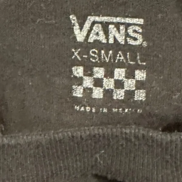 Vans Cropped Black T-Shirt - Image 5
