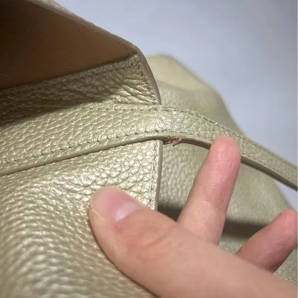Tory Burch | NWOT Metallic Perry Leather Tote Golden Large Purse Shoulder Bag - Image 15