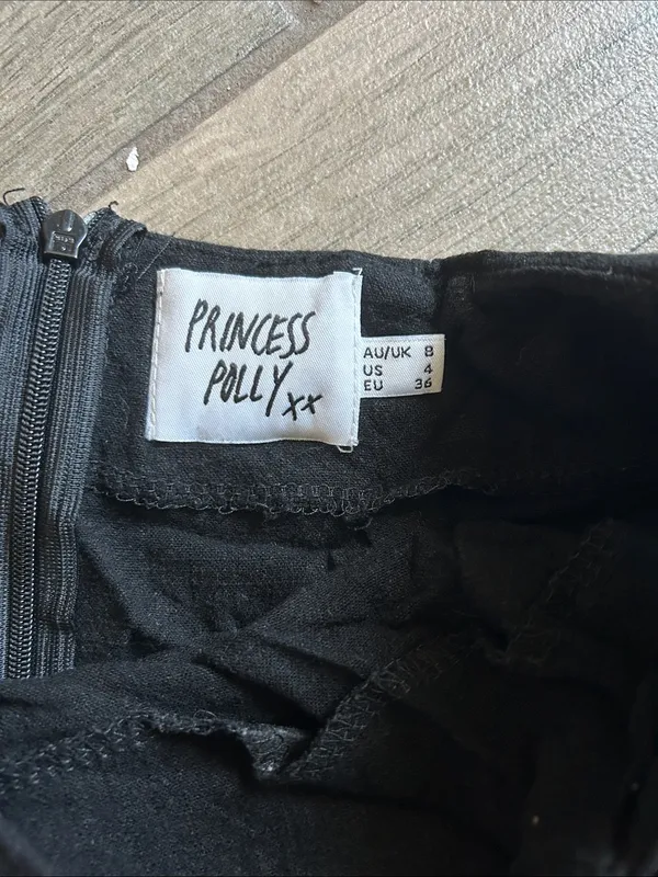 Princess Polly Black Mini Skirt - Image 2