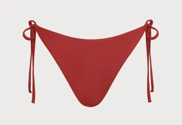 Berlook Red Reversible Halter Triangle Bikini Set - Image 7