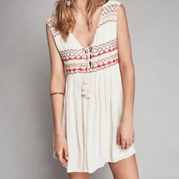 free people embroidered simply dress - Image 3