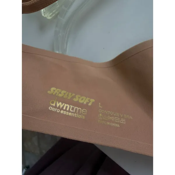 Aero Bra Buttery Soft Smooth Molded Contour V Bra Aeropostale Large Dwntme - Image 10