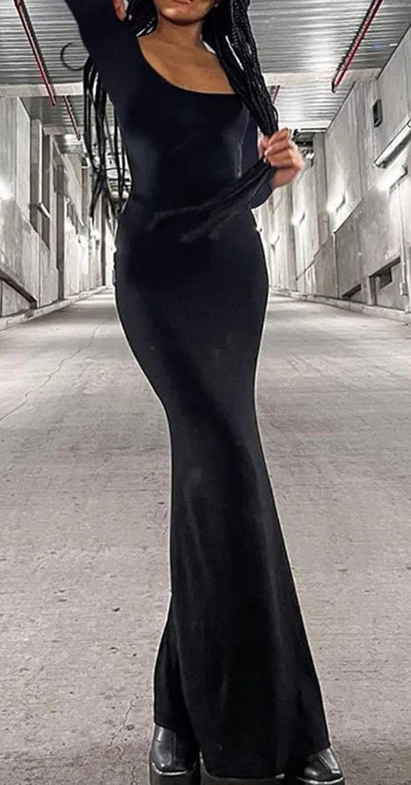 Bodycon Maxi Dress Size M - Image 2