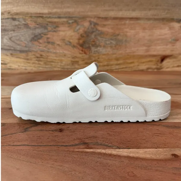 Birkenstock | 38 | Womens 7-7.5 | Boston Essentials EVA Slip-On Clog in Eggshell - Image 4