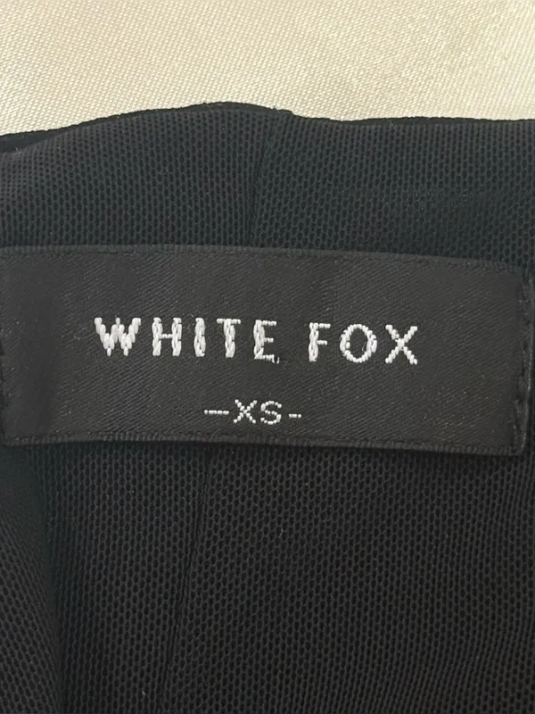 White Fox Boutique Push The Feeling Mini Dress XS Black Strapless Party Sexy - Image 10