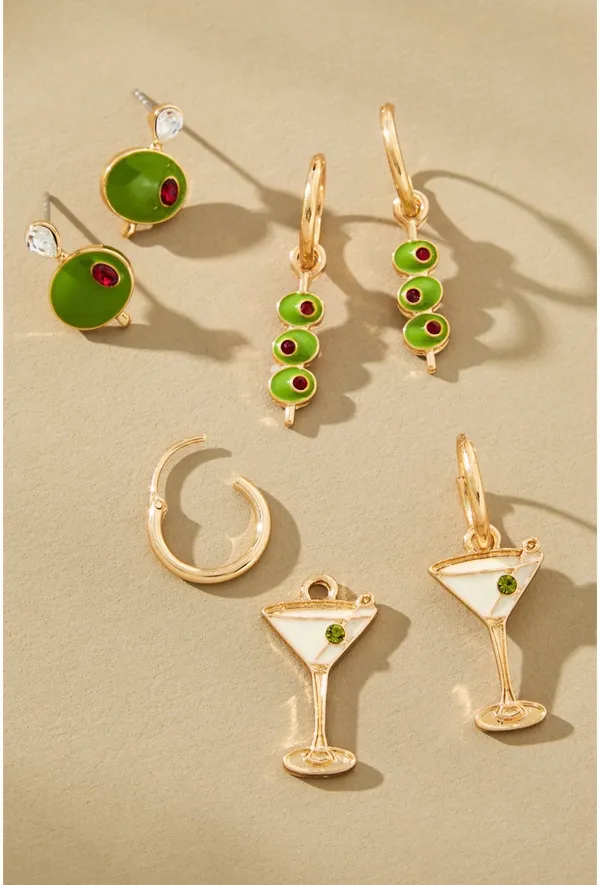 Anthropologie Martini Festive Icon Earrings - Image 2