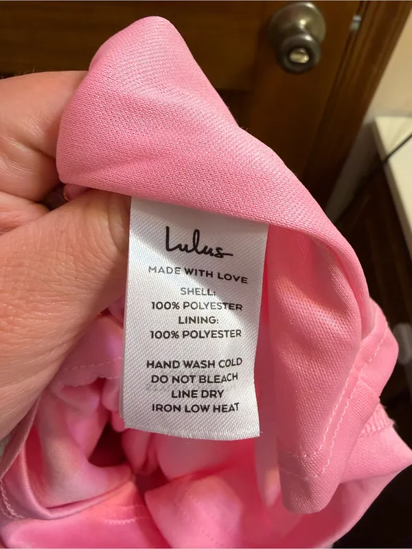 Lulu’s Pink Sequin Spaghetti-Strap Mini Dress - Image 2