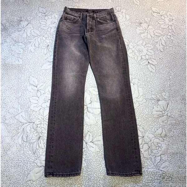 GRLFRND Karolina High Rise Straight Jeans Montego Bay Wash Button Fly Sz 23💛 - Image 15