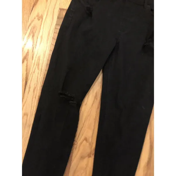 CELEBRITY PINK overalls Jeanalls‎ 11 Black Distressed - Image 3