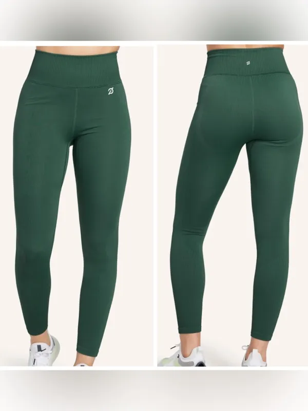 Peloton Seamless High Rise Leggings Women's M/L Green Activewear - Image 2