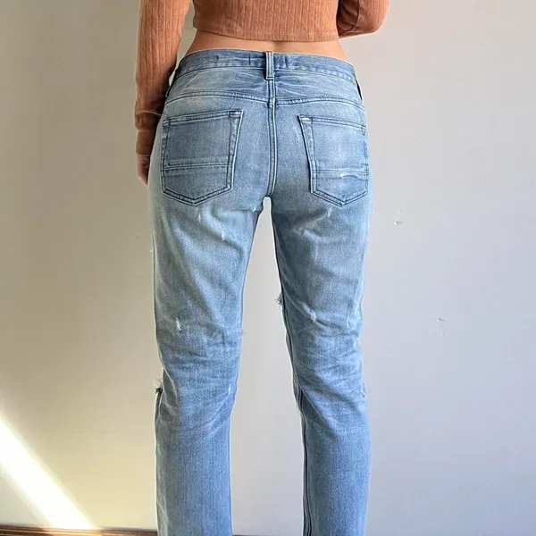 PacSun Blue Ripped Denim Jeans Size 29 X 30 - Image 3