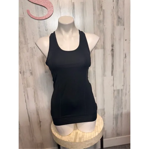 Aspire black tank top with built in sports bra size XSMALL - Image 2