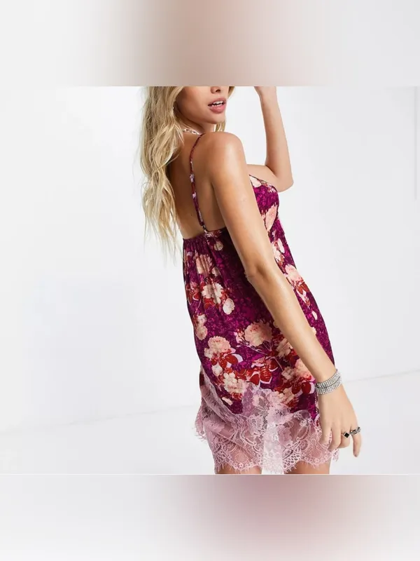 NWT Free People Sunfade Slip Dress - Jewel Combo - XS - Image 7