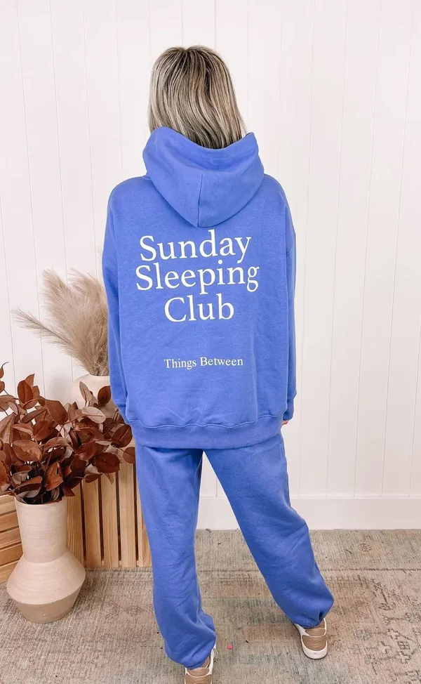 Sunday Sleeping Club Sweat Set Blue - Image 3