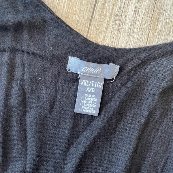 Aerie Womens Black Bodysuit - XXL - Image 7