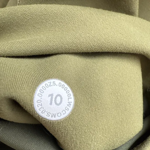 Lululemon Invigorate High-Rise Tight 25"‎ Size 10 Bronze Green Side Pockets - Image 6