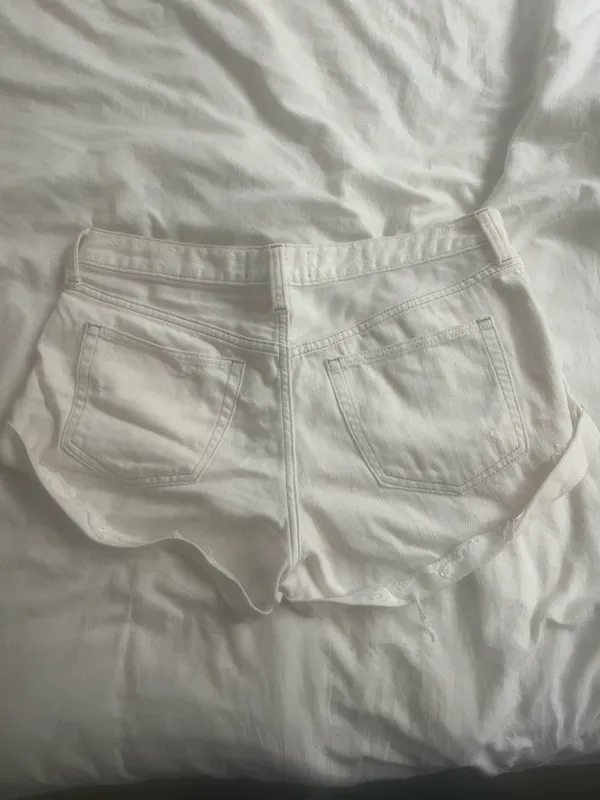 we the free white jean shorts - Image 2