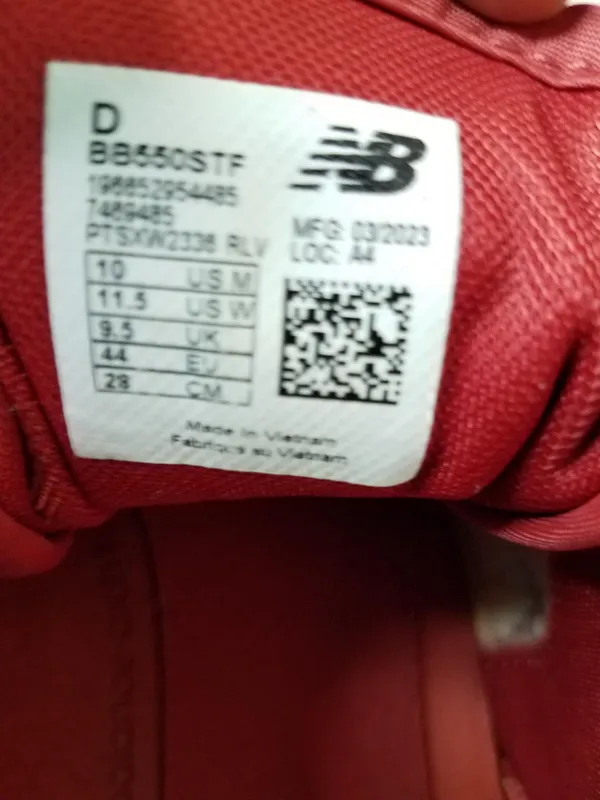 New Balance 550 Terracotta Shoes Size Mens 10 Womens 11.5 - Image 8