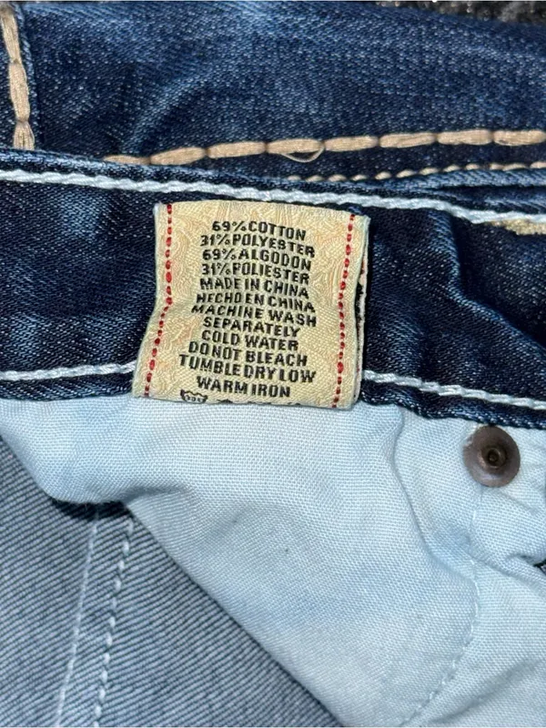 Buckle BKE Sabrina Low Rise Flare Jeans Size 26 x 31 Distressed Flap Pocket Y2K - Image 11