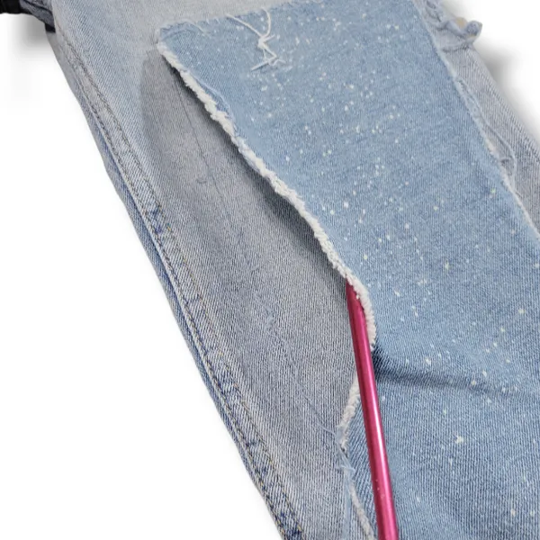 Abercrombie & Fitch Zoe Natural Rise Ankle Straight Jeans Size 24/00s 23x25 Blue Denim Pants - Image 7
