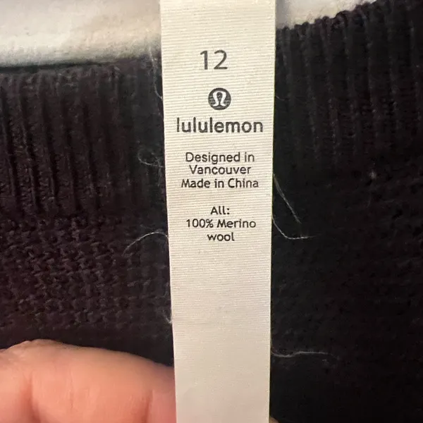 lululemon Sit in Lotus 100% Merino Wool Sweater - Image 5