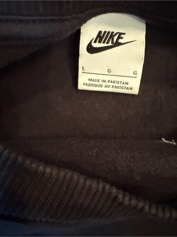 Nike Phoenix Fleece Over-Oversized Cropped Crewneck Sweatshirt Size Large NWOT - Image 4